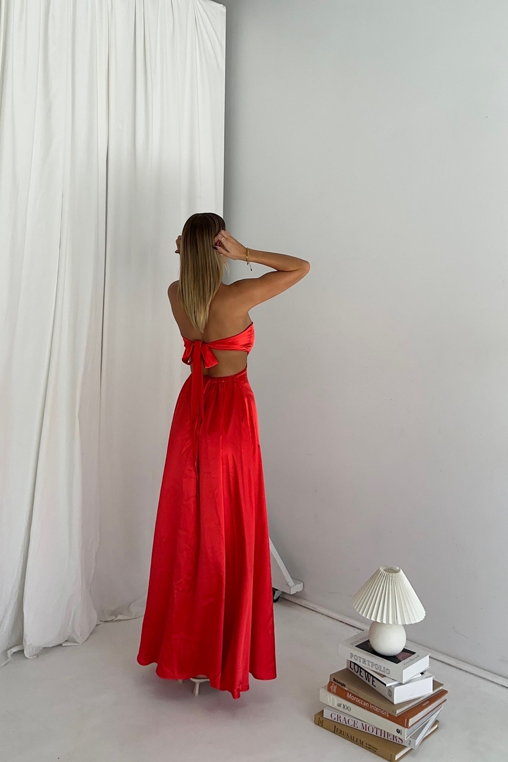 luna red dress Lane and Sass | Luna Gown - Red
